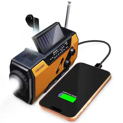 The ideal survival companion is the Hand Crank 5-in-1 4000mAh Emergency Power Bank.